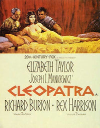Cleopatra Movie Poster Print featuring iconic imagery from the classic film.