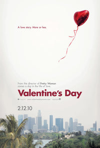 Valentine's Day Movie Poster Print featuring romantic imagery.