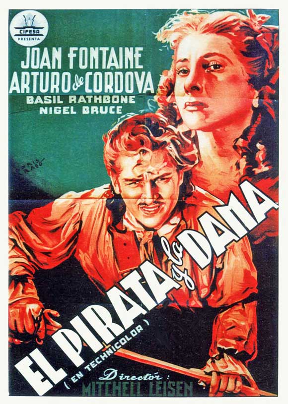 Frenchman's Creek Movie Poster Print showcasing vintage film art