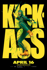 Kick-Ass Movie Poster Print showcasing action-packed artwork