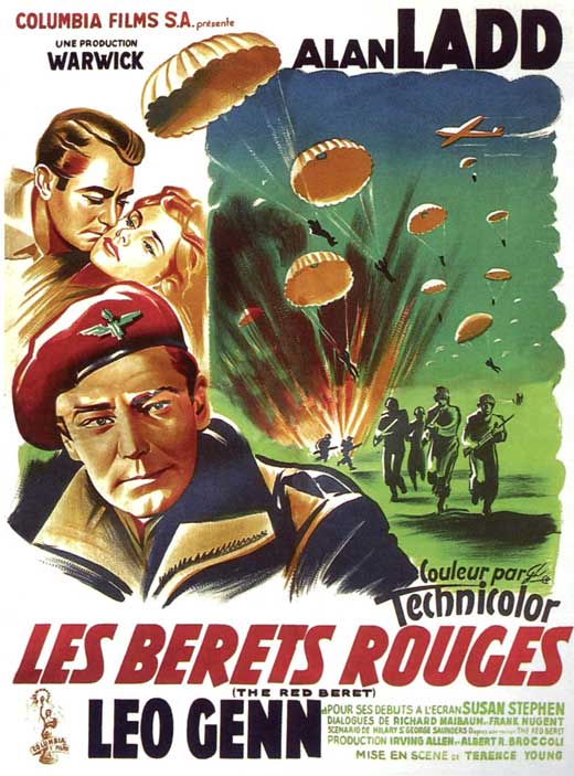 The Red Beret Movie Poster Print showcasing classic film art.