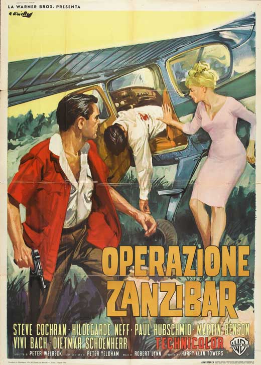 Mozambique Movie Poster Print showcasing vibrant film artwork.