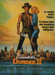 Crocodile Dundee Movie Poster Print featuring iconic imagery.