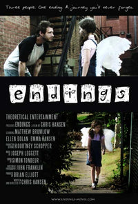 Endings Movie Poster Print, vibrant film artwork for home decor.