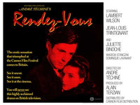 Rendez-vous Movie Poster Print featuring captivating film art.