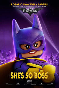 The Lego Batman Movie Poster Print featuring colorful Lego characters.