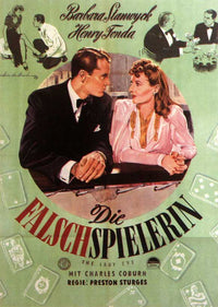 The Lady Eve Movie Poster Print showcasing classic film art.
