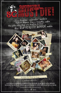 Suicide Girls Must Die Movie Poster Print showcasing edgy artwork.