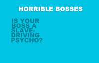 Horrible Bosses Movie Poster Print featuring vibrant colors and iconic characters.