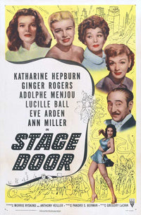 Stage Door Movie Poster Print showcasing classic film art