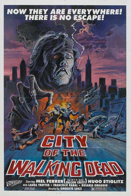 Invasion by the Atomic Zombies Movie Poster Print