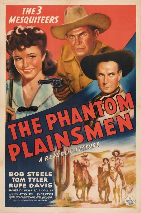 The Phantom Plainsmen Movie Poster Print featuring classic cinema artwork.