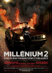 The Girl with the Dragon Tattoo movie poster print featuring suspenseful imagery.