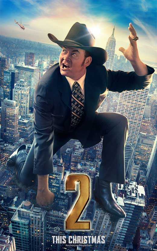 Anchorman 2: The Legend Continues Movie Poster Print (11x17)