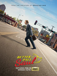Better Call Saul Movie Poster Print featuring iconic design.