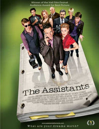 The Assistants Movie Poster Print featuring vibrant colors and cinematic visuals.