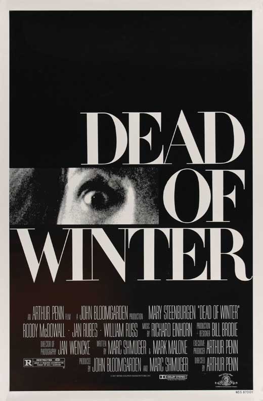 Dead of Winter Movie Poster Print (27 x 40) featuring suspenseful artwork.