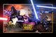 Star Wars: The Clone Wars Movie Poster Print showcasing iconic characters.