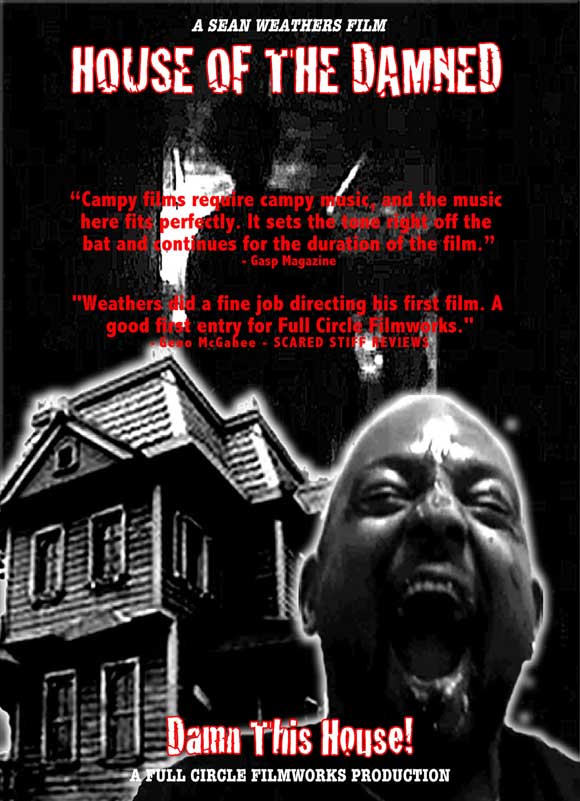 House of the Damned Movie Poster Print featuring chilling horror imagery.