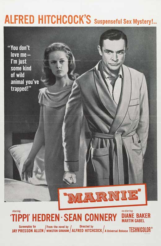 Marnie Movie Poster Print showcasing the classic film art.