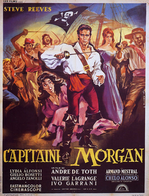 Morgan the Pirate Movie Poster Print showcasing high seas adventure.