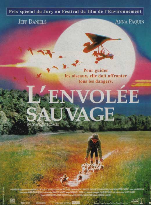 Fly Away Home Movie Poster Print featuring charming imagery.