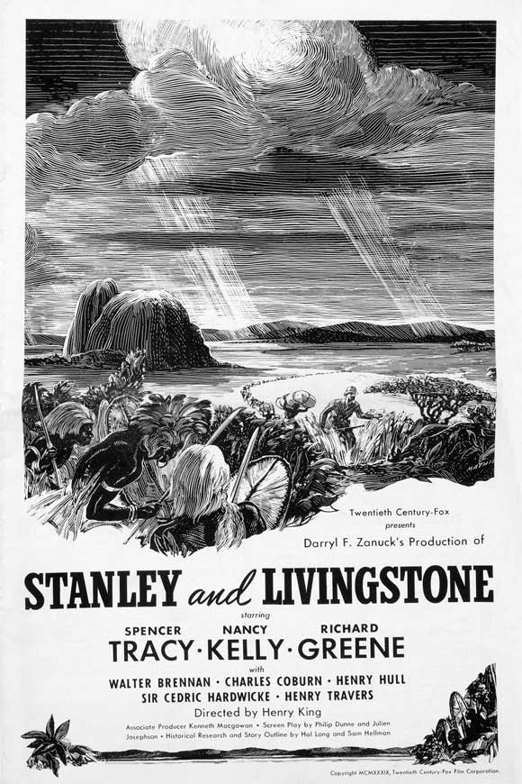 Stanley and Livingstone Movie Poster Print showcasing exploration theme.