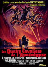 The Four Horsemen of the Apocalypse Movie Poster Print featuring vivid imagery.