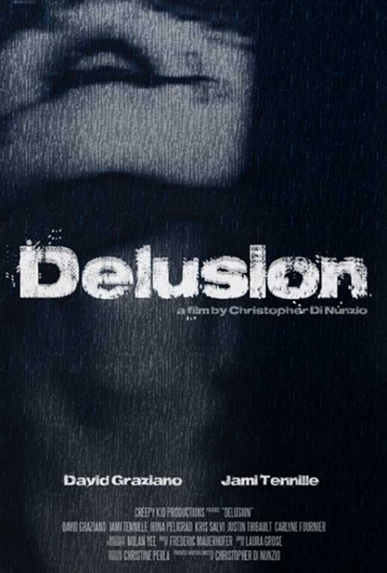 Delusion Movie Poster Print showcasing vibrant colors and dynamic design.