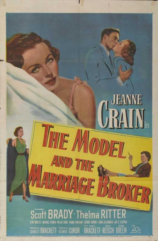 The Model and the Marriage Broker Movie Poster Print