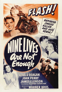 Nine Lives Are Not Enough Movie Poster Print, vibrant and durable artwork.