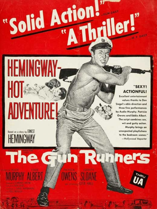 The Gun Runners Movie Poster Print featuring thrilling cinematic artwork.