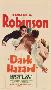 Dark Hazard Movie Poster Print showcasing dramatic artwork.