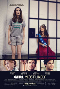 Girl Most Likely Movie Poster Print highlighting vibrant imagery.