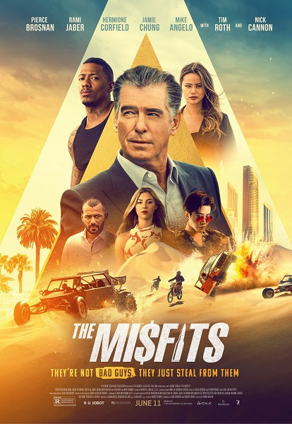 The Misfits Movie Poster Print featuring vibrant design.