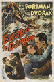 Escape to Danger Movie Poster Print featuring thrilling cinematic artwork.