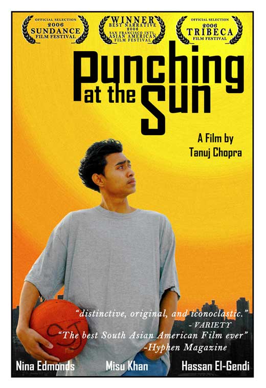 Punching at the Sun movie poster print, vibrant artwork for collectors.
