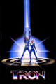 Tron Movie Poster Print showcasing iconic light cycles and neon landscapes.