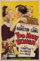 Too Many Women Movie Poster Print showcasing classic film art.