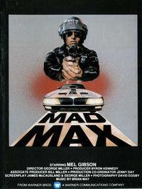 Mad Max movie poster print featuring iconic film artwork.