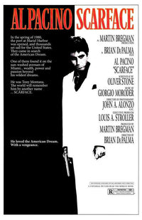 Scarface Movie Poster Print - 11x17 Size