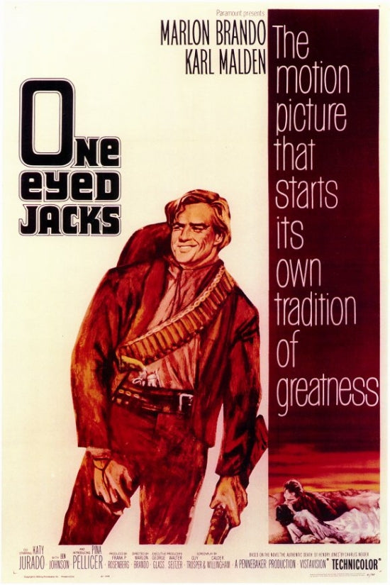 One-Eyed Jacks Movie Poster Print showcasing classic film art.