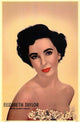 Elizabeth Taylor classic movie poster print showcasing timeless Hollywood beauty.