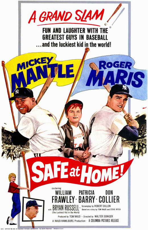 Safe At Home Movie Poster Print showcasing cinematic charm.