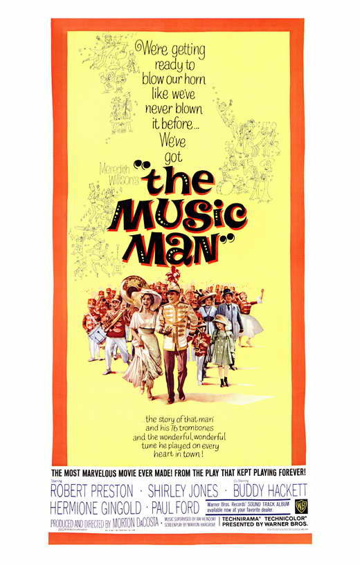 The Music Man Movie Poster Print (11x17) - Perfect for Home or Office