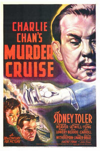 Charlie Chan's Murder Cruise Movie Poster Print featuring classic cinema artwork.