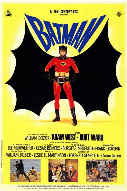 Batman Movie Poster Print featuring the iconic superhero in action.