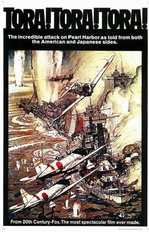 Tora! Tora! Tora! movie poster print showcasing historical events.