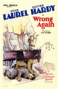 Wrong Again Movie Poster Print featuring vibrant artwork