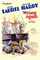 Wrong Again Movie Poster Print featuring vibrant artwork